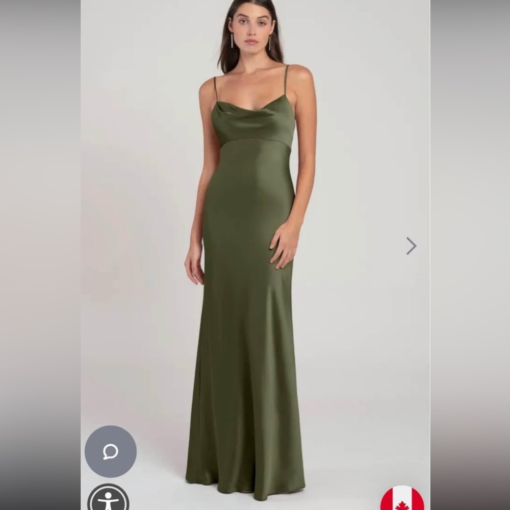 Jenny Yoo Addison Olive Size 2